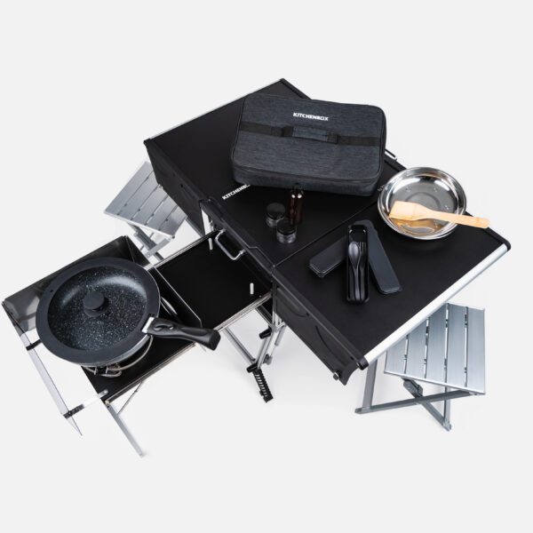 Limitless Campers Campervan Conversions kitchen box 